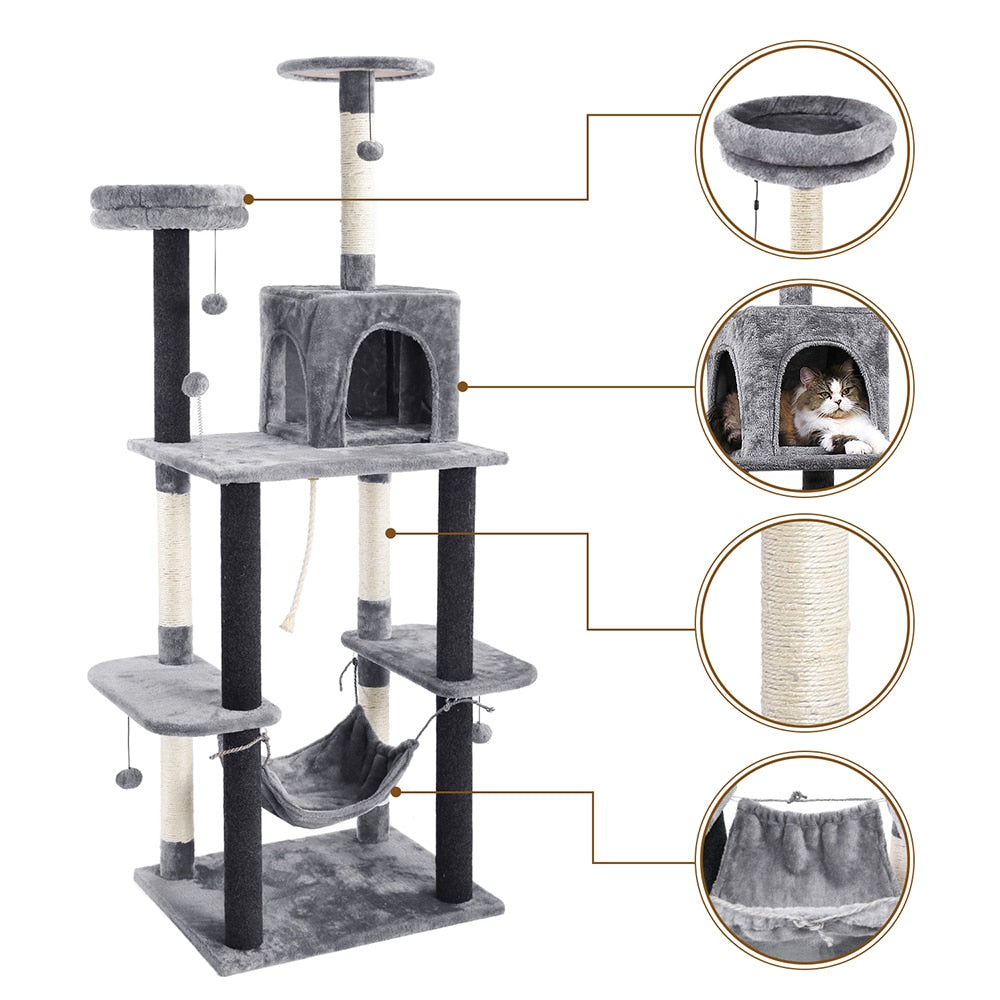 Tree Scratcher Cat Condo