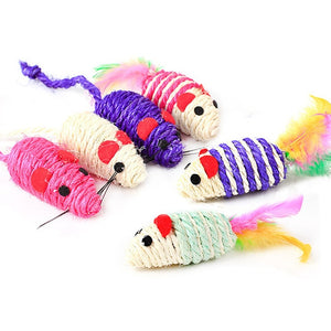 Feather Wand With Small Bell Mouse Cage