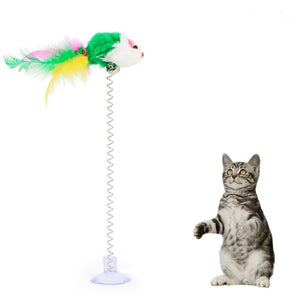 Feather Wand With Small Bell Mouse Cage