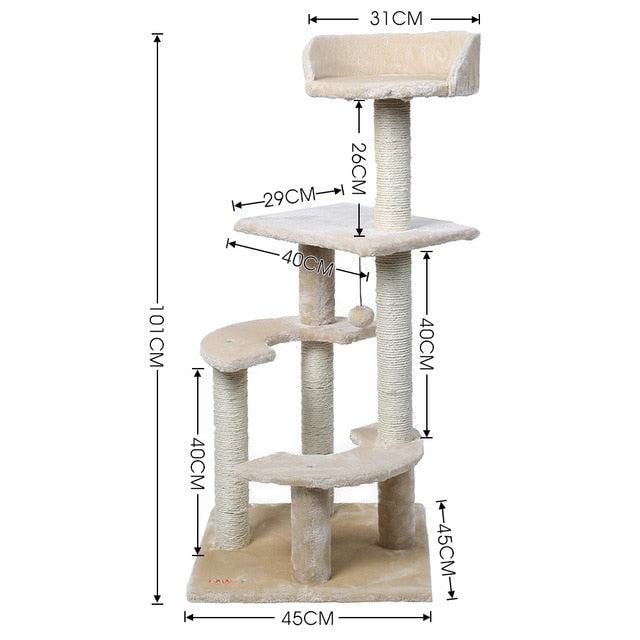 Tree Scratcher Cat Condo