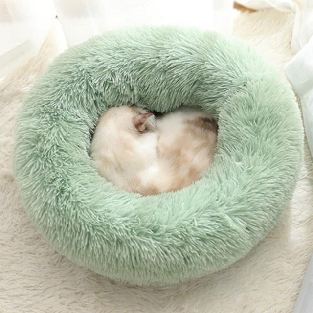Fluffy Cat Cushion Bed