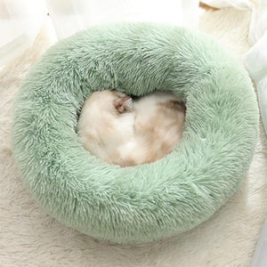 Fluffy Cat Cushion Bed