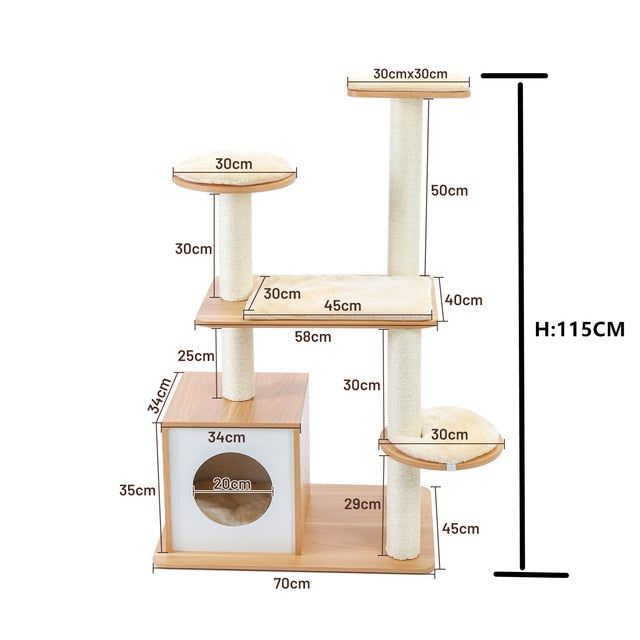 Tree Scratcher Cat Condo
