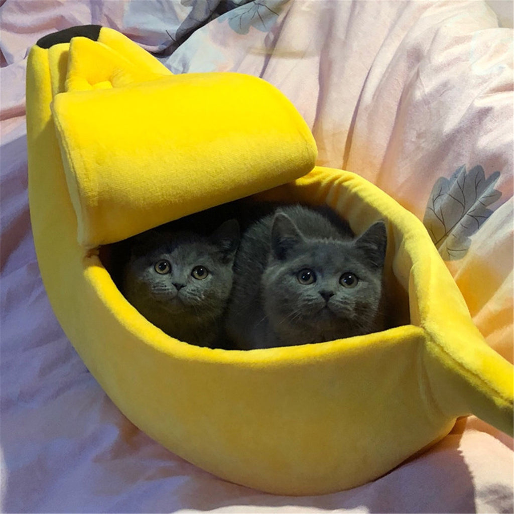 Banana Shape Cat Bed